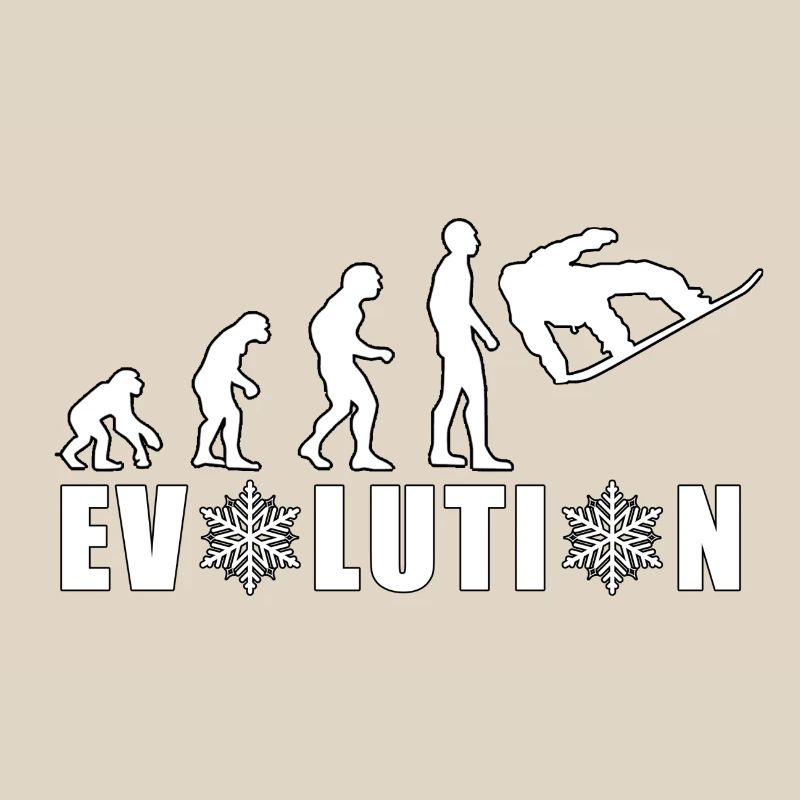 EVOLUTION SNOWBOARD Schnee Winter Geschenk