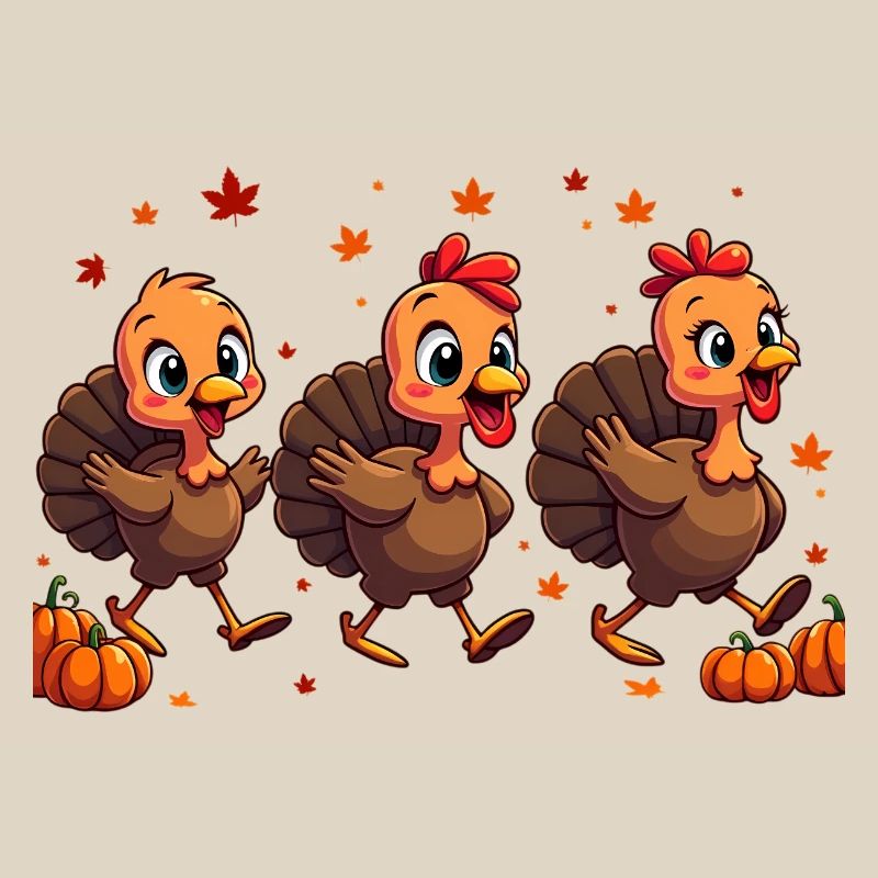 Bébé dinde de Thanksgiving
