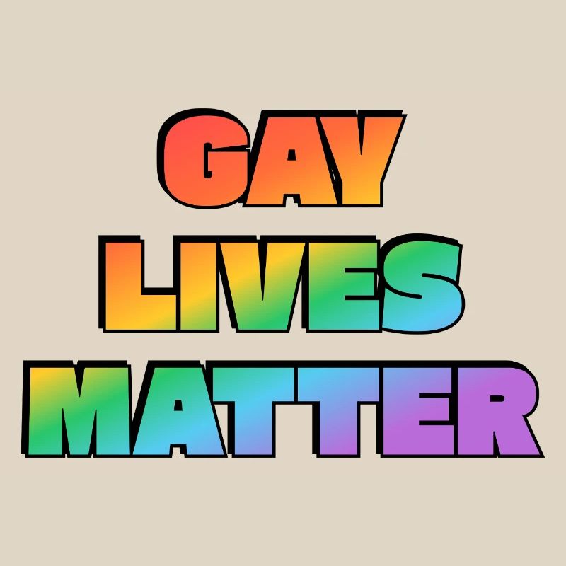 Déclaration typographique Pride Rainbow