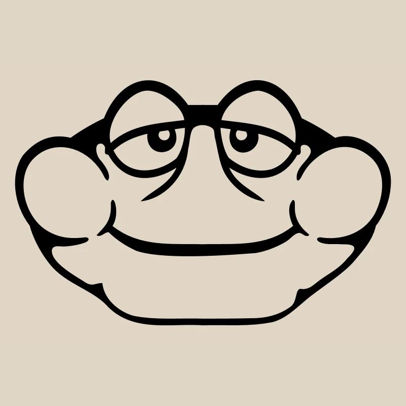 Frog Toad Smiles Funny Comic Happy Cool