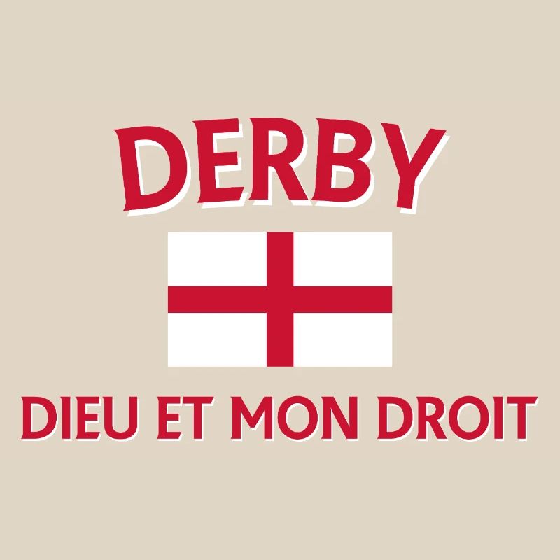 Conception du drapeau de l’Angleterre Derby