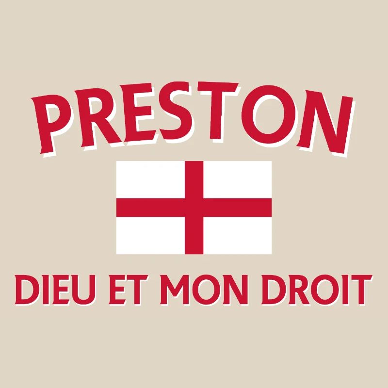 Écusson Preston Angleterre avec devise