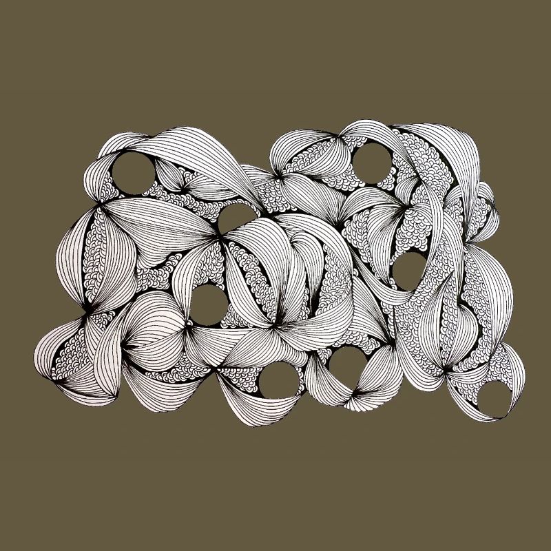 Lined Leaf Weave Pattern