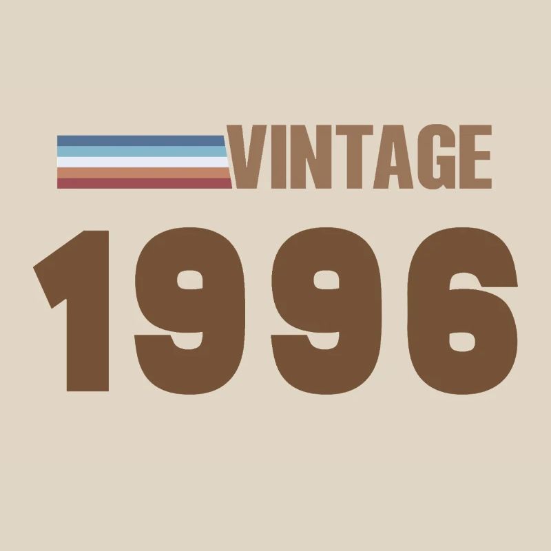 T-Shirt 30 Ans 1996 Script Manuscrit
