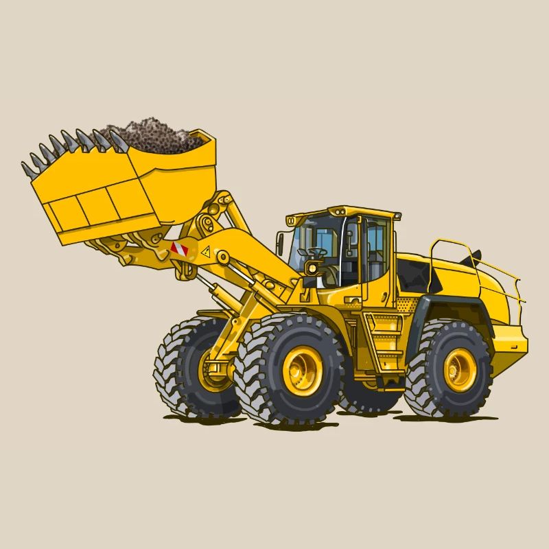 Wheel loader, construction machine