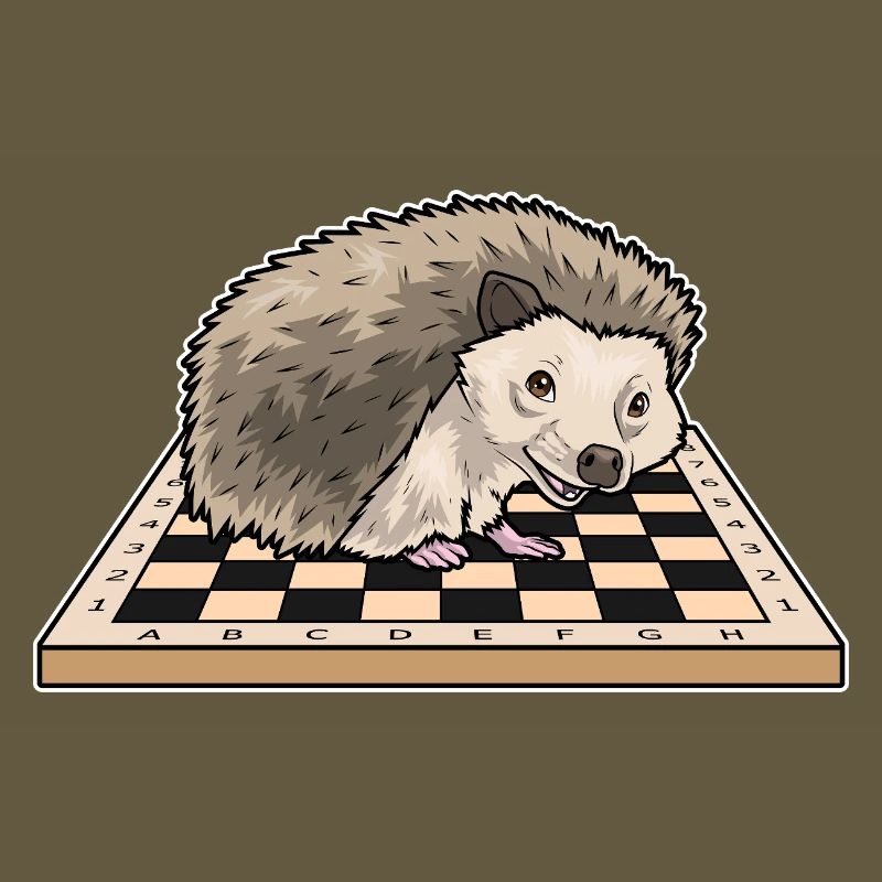 Hedgehog Chessboard Chess Board Game