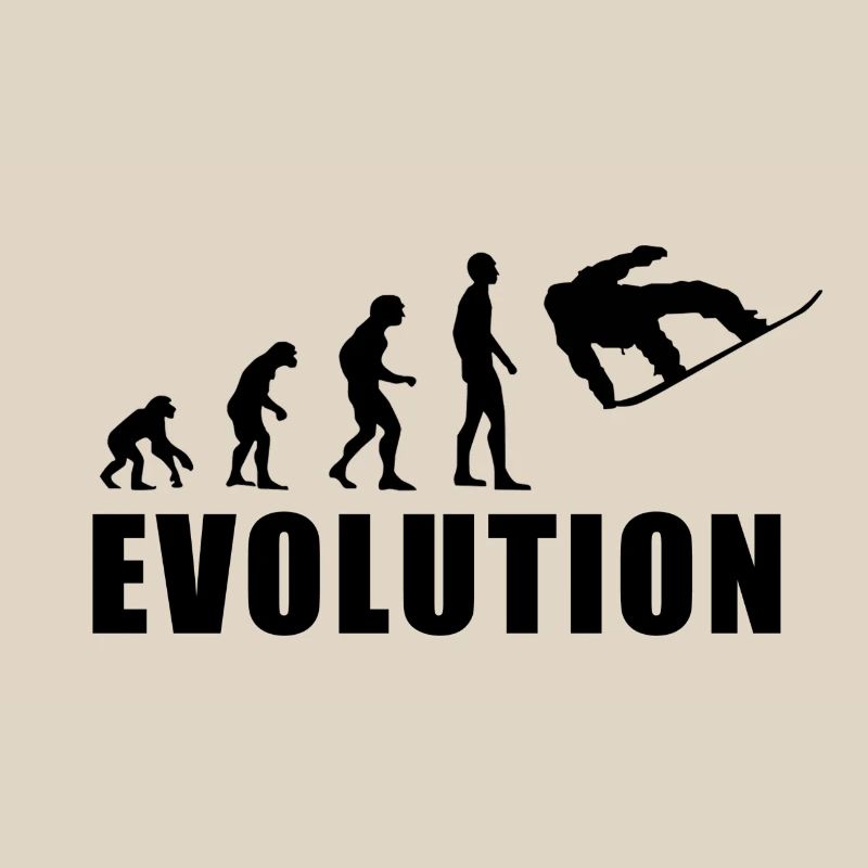 EVOLUTION SNOWBOARD Schnee Winter Geschenk