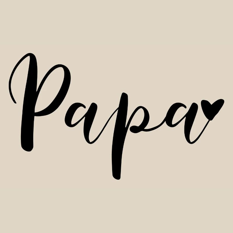 Papa Herz Geschenkidee