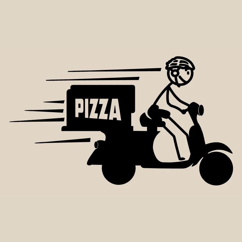Rollerpaket oder Pizzatext PIZZA