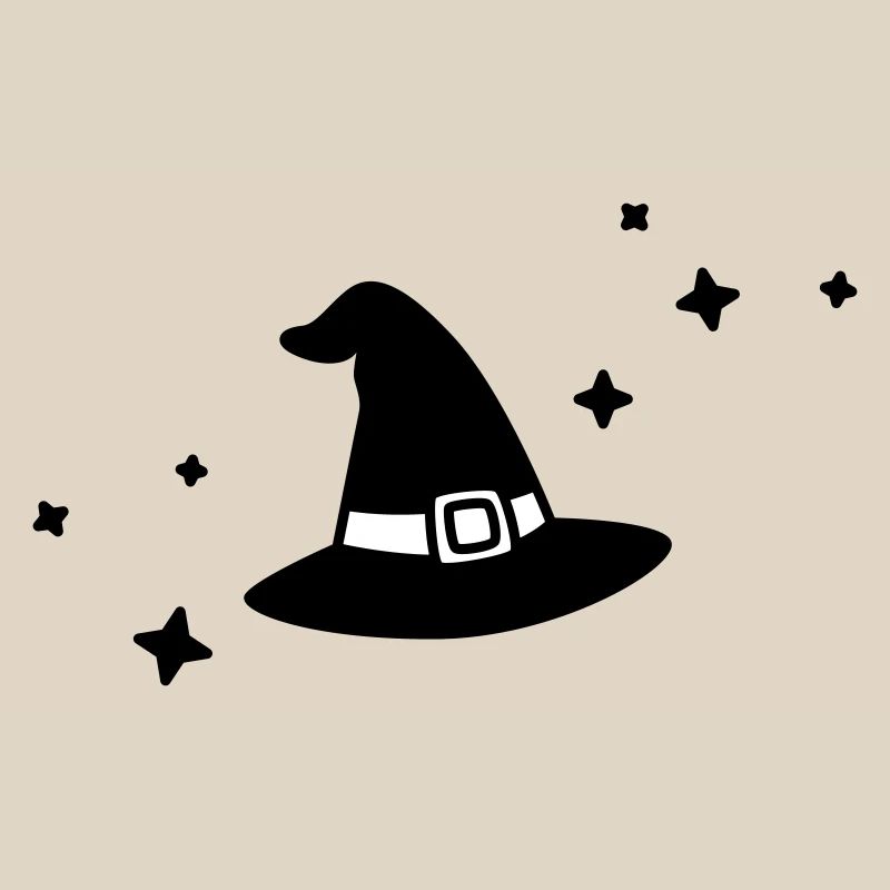 Witch Hat Illustration for a Witch for Halloween