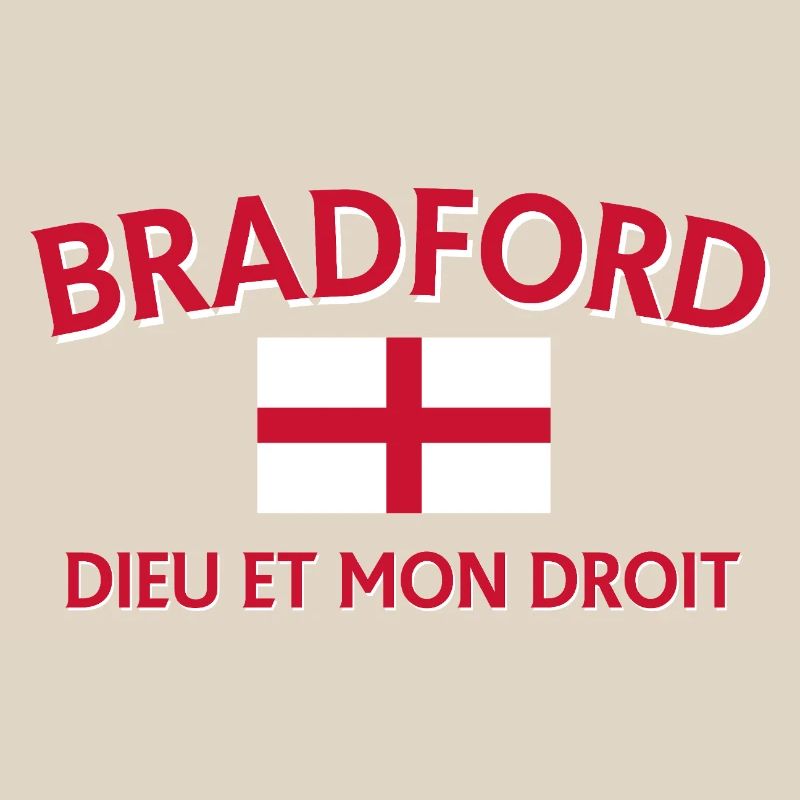Drapeau de Bradford avec devise