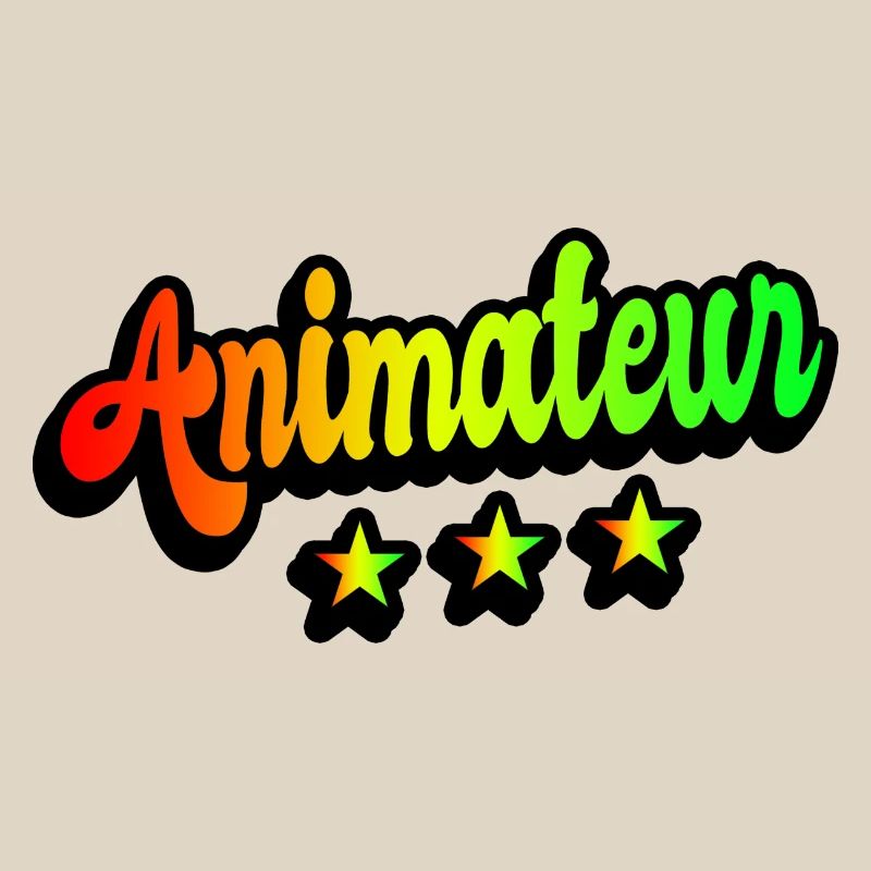 Animateur Regenbogen Design