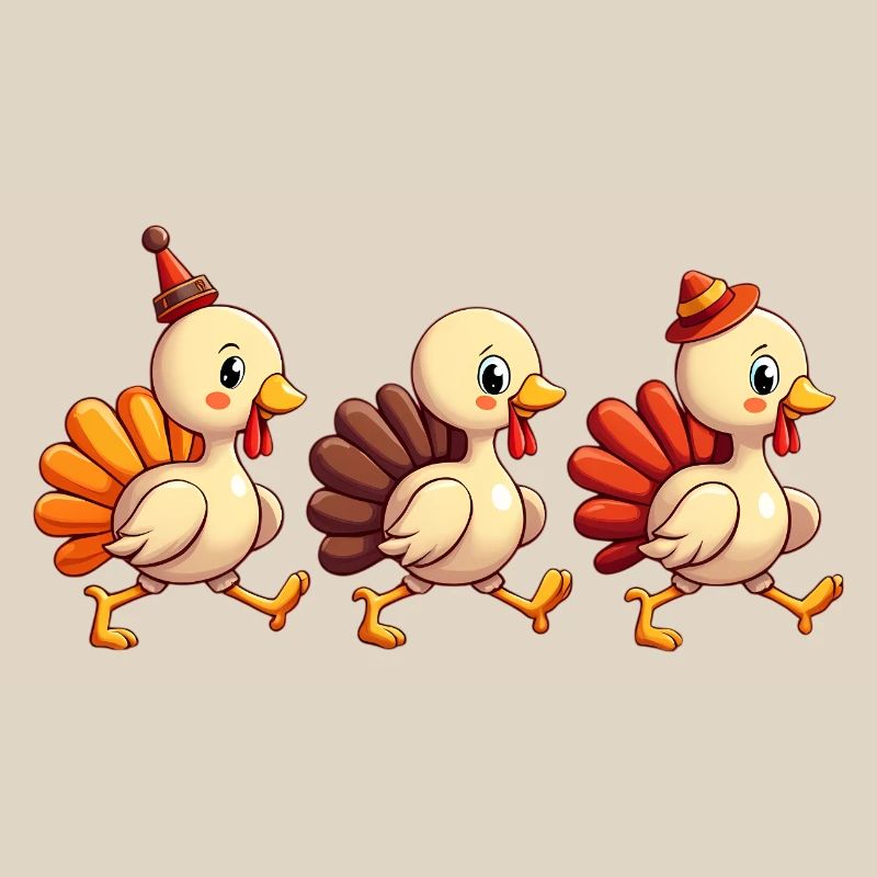 Bébé dinde de Thanksgiving