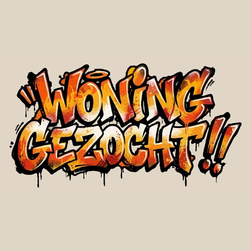 Graffiti-Text von Eigentum gesucht