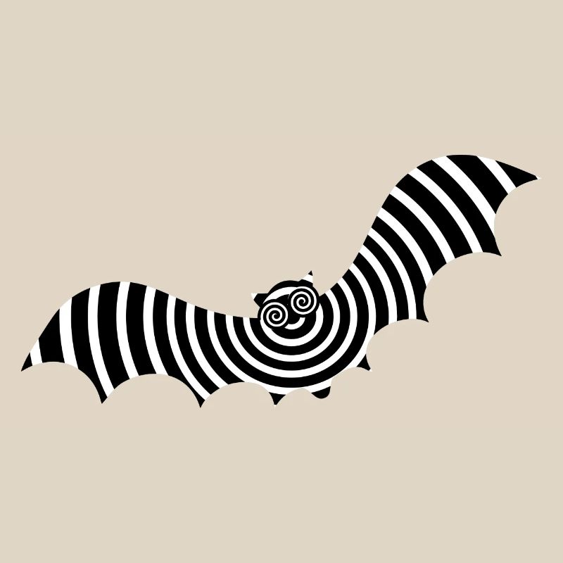 Bat Optical Illusion Illusion Halloween