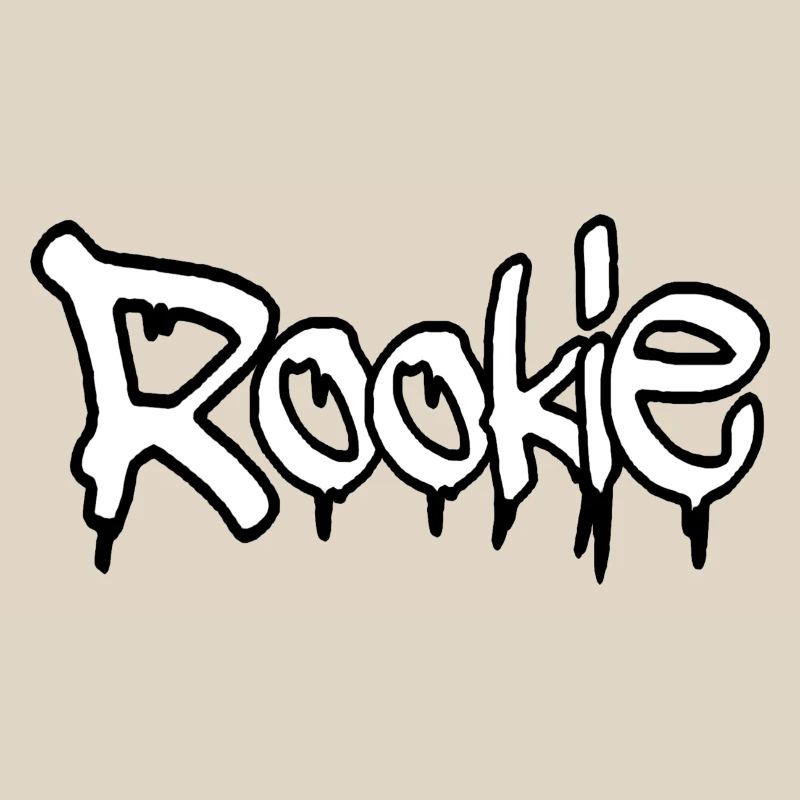 Conception de texte de recrue de style graffiti