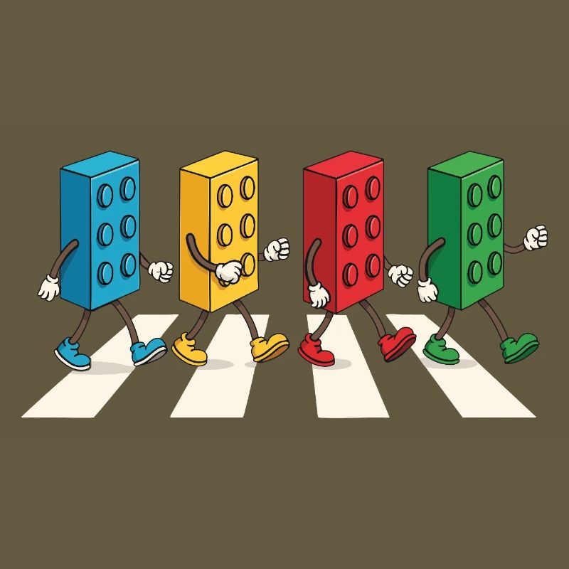 Zebra Made Of Bricks Creative Block Builder