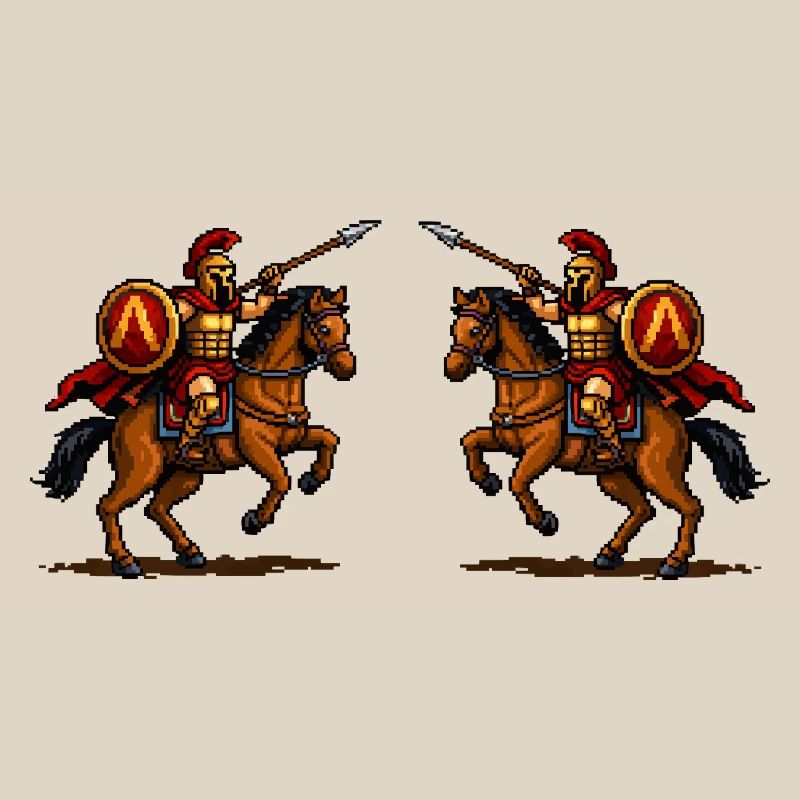 Spartan Equestrian Duel