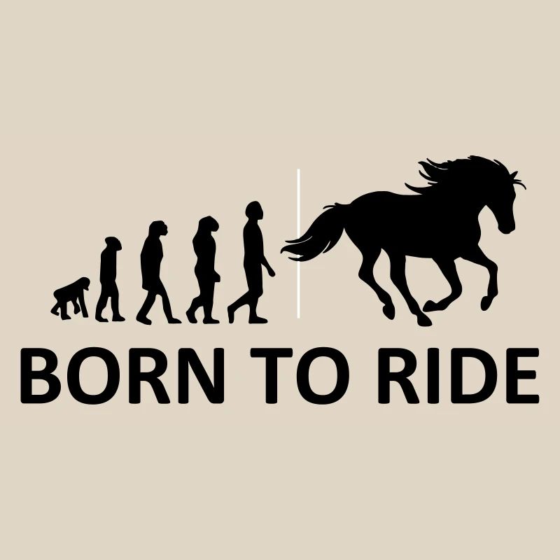 Né pour monter à cheval