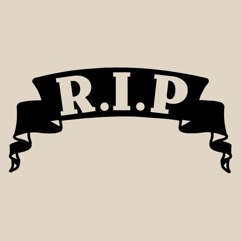 Bannière RIP du ruban
