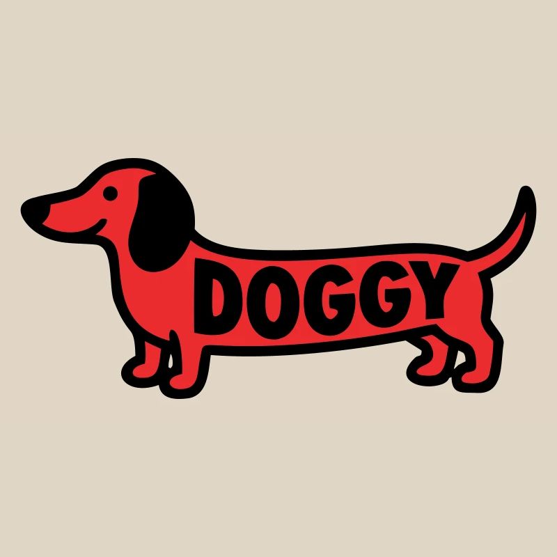 Teckel Chien Chien Dit Rouge