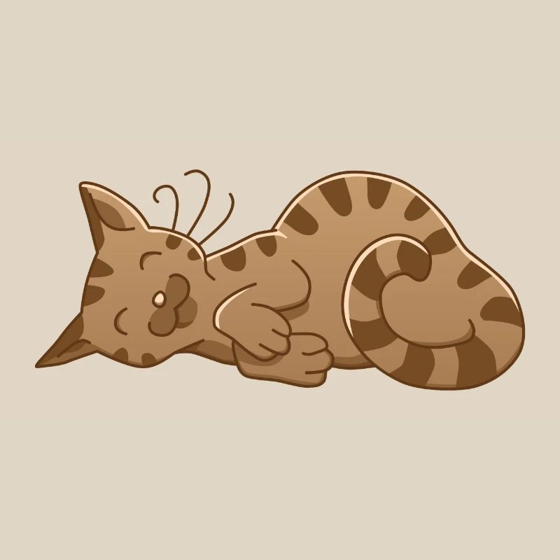 sleeping cat