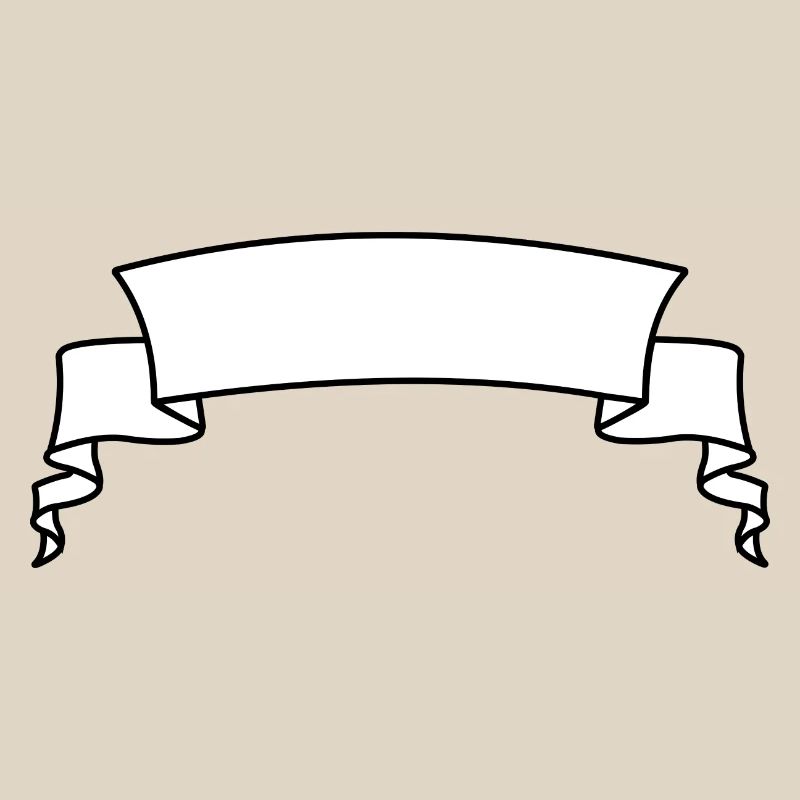 Bannière de texte blanche