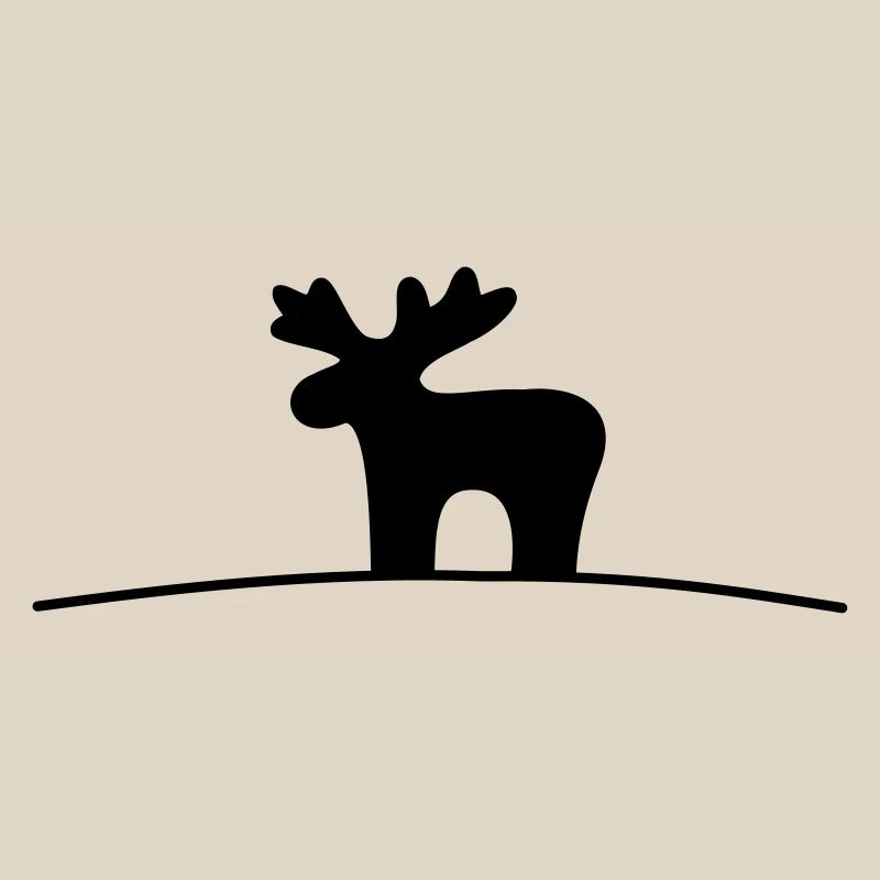 Idée cadeau silhouette Moose Noël