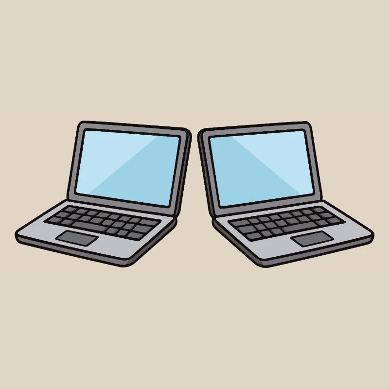 Double Laptops Collaboration