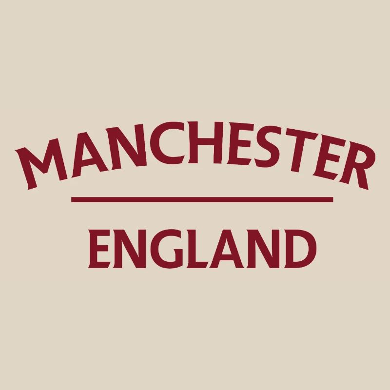 Manchester – England Lyric Design