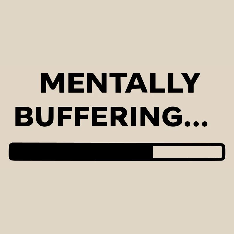 MENTALLY BUFFERING... | Minimal Loading Bar Design