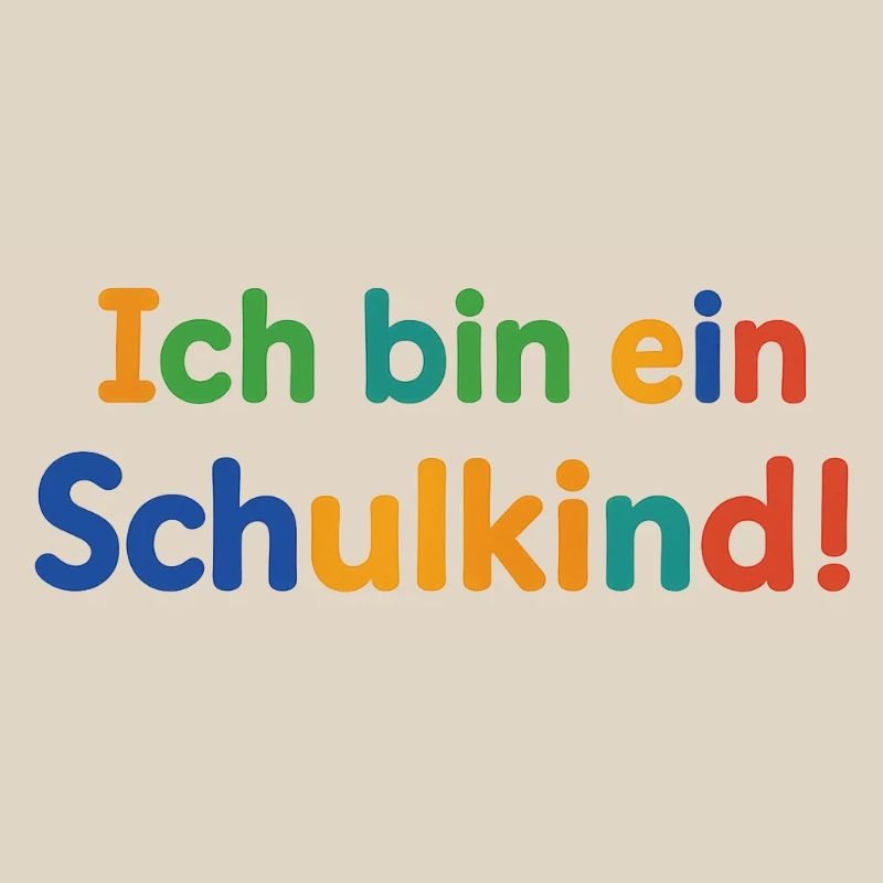 Ich bin ein Schulkind! 