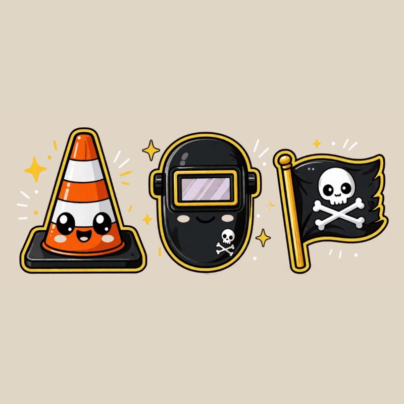 Construction site construction worker pirate