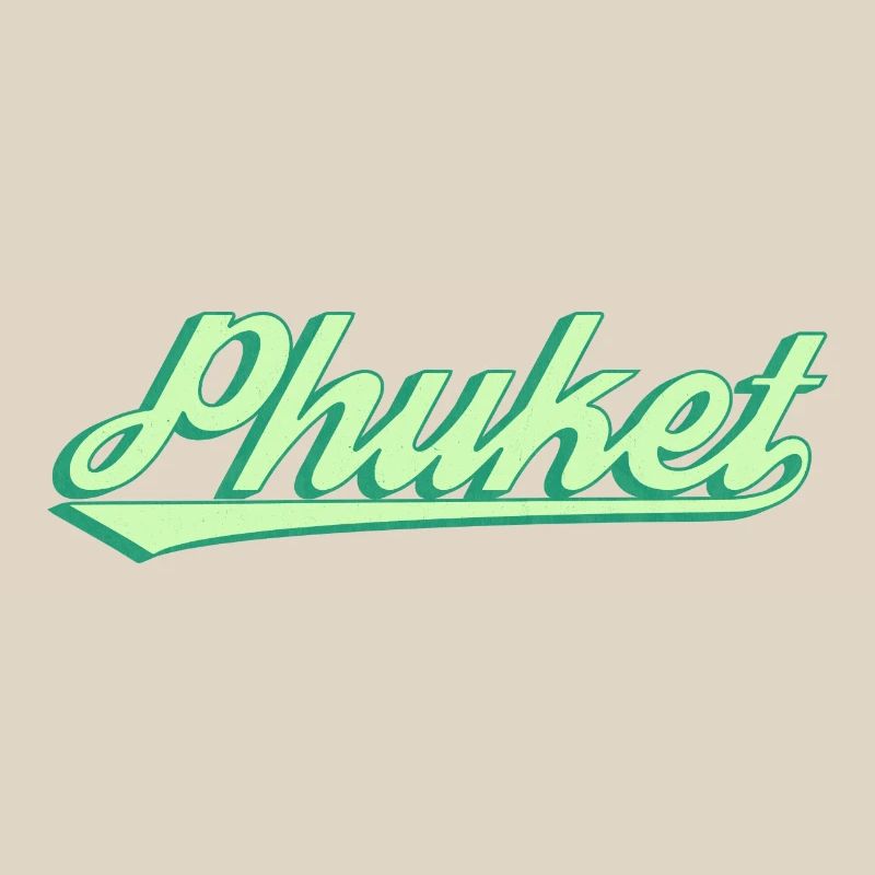 Phuket Retro Coastal Script
