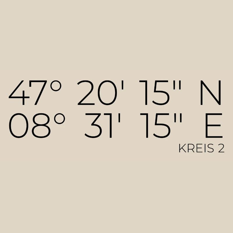 Coordinates District 2 Zurich