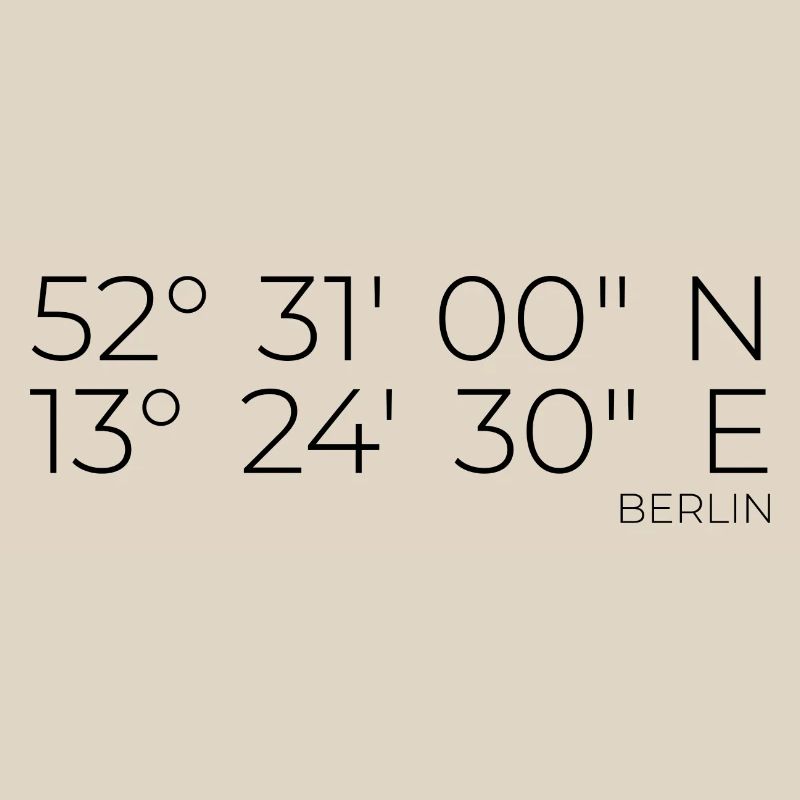 Coordinates Berlin