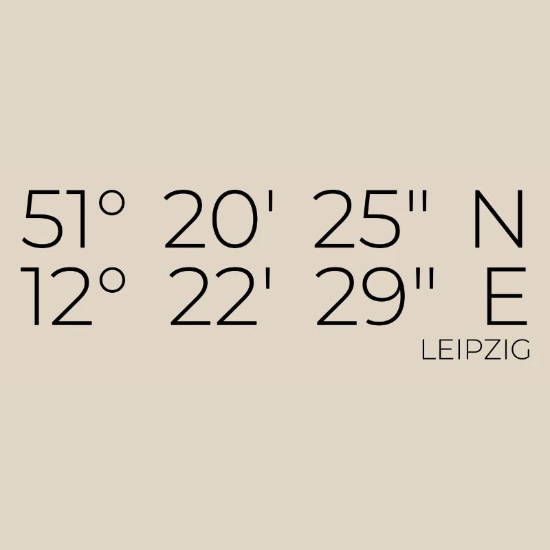 Coordinates Leipzig