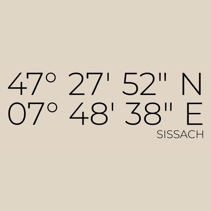 Coordinates Sissach, Switzerland