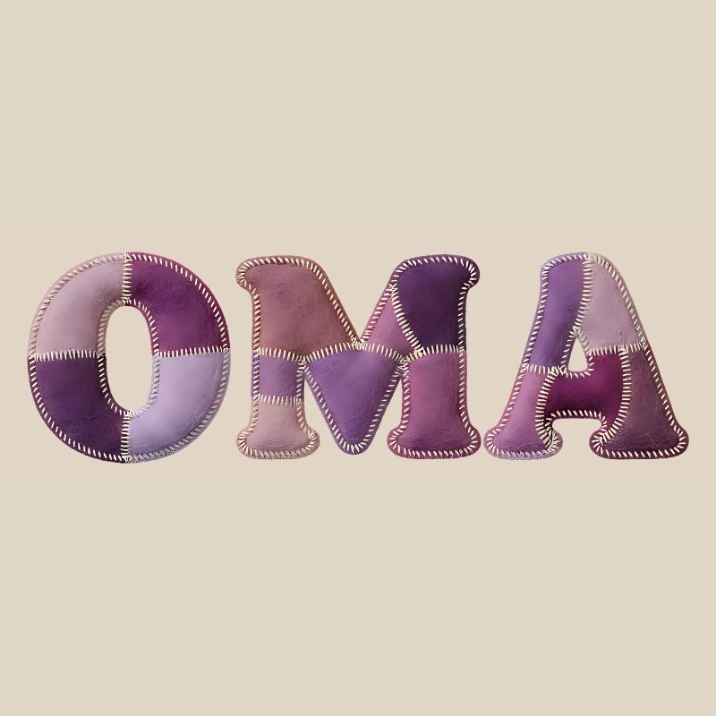 Idée cadeau pour design de tissu patchwork OMA