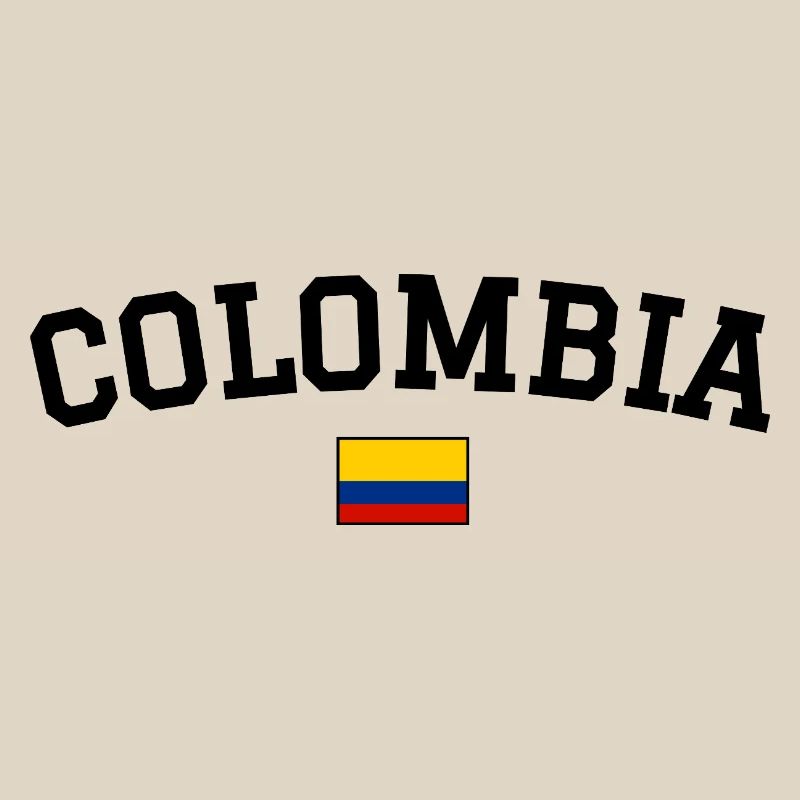 Drapeau de la Colombie Noir