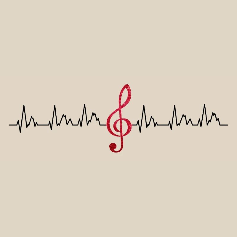 Glowing Treble Clef