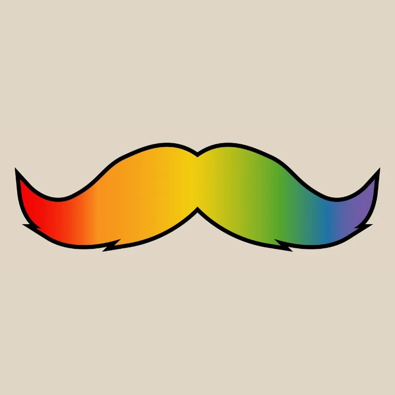 Rainbow Beard Queer Black