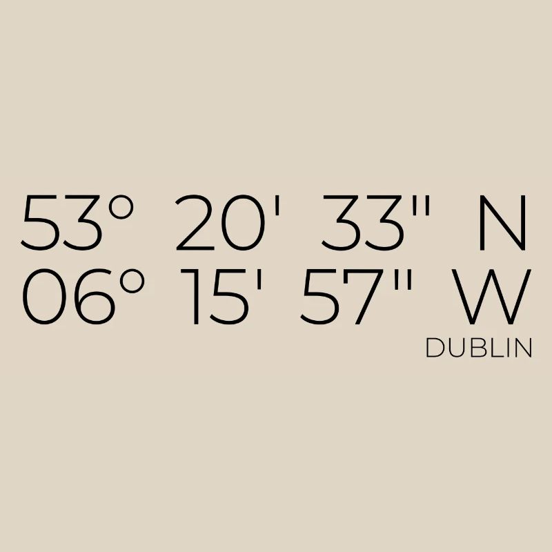 coordinates Dublin, Ireland