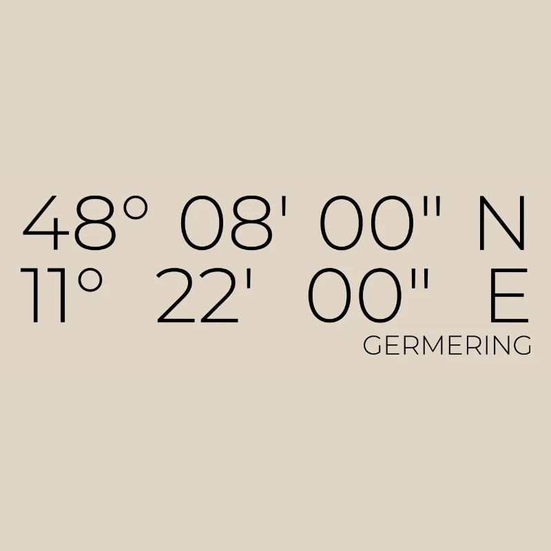 Coordinates Germering, Bavaria