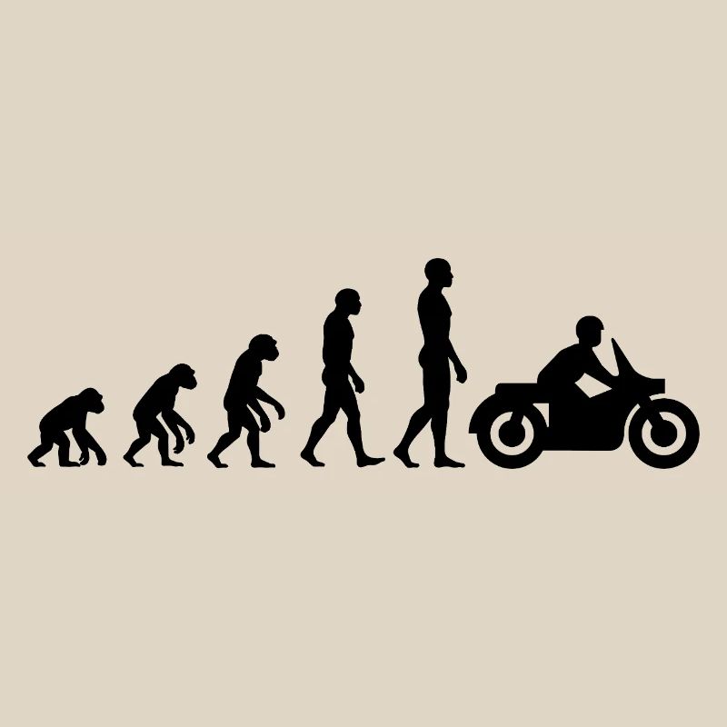 ÉVOLUTION : DE SINGE À MOTARD !