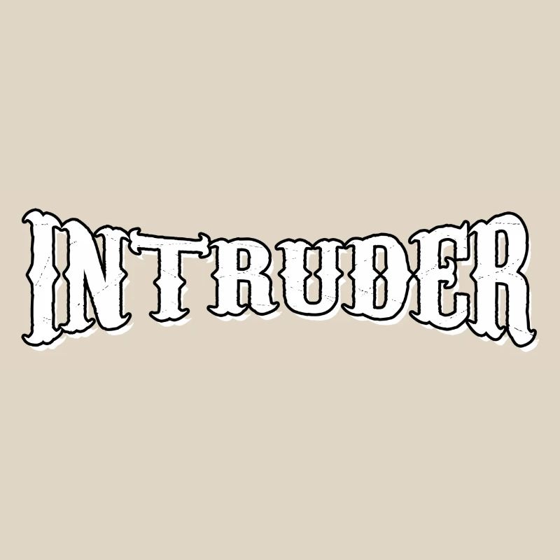 intruder hacker intruder clan sticker computer