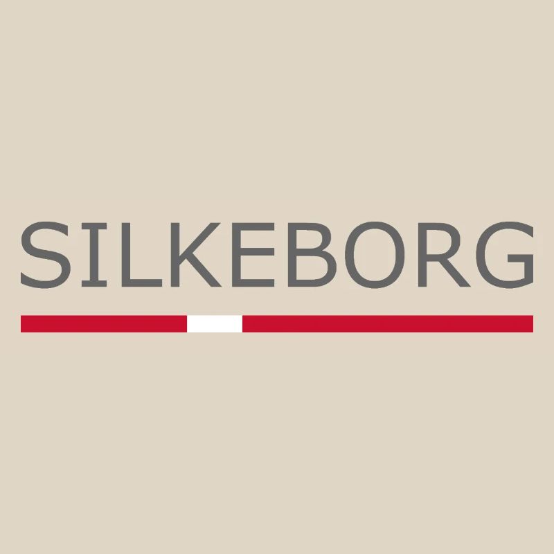 Silkeborg - Drapeau du Danemark - Dänemark