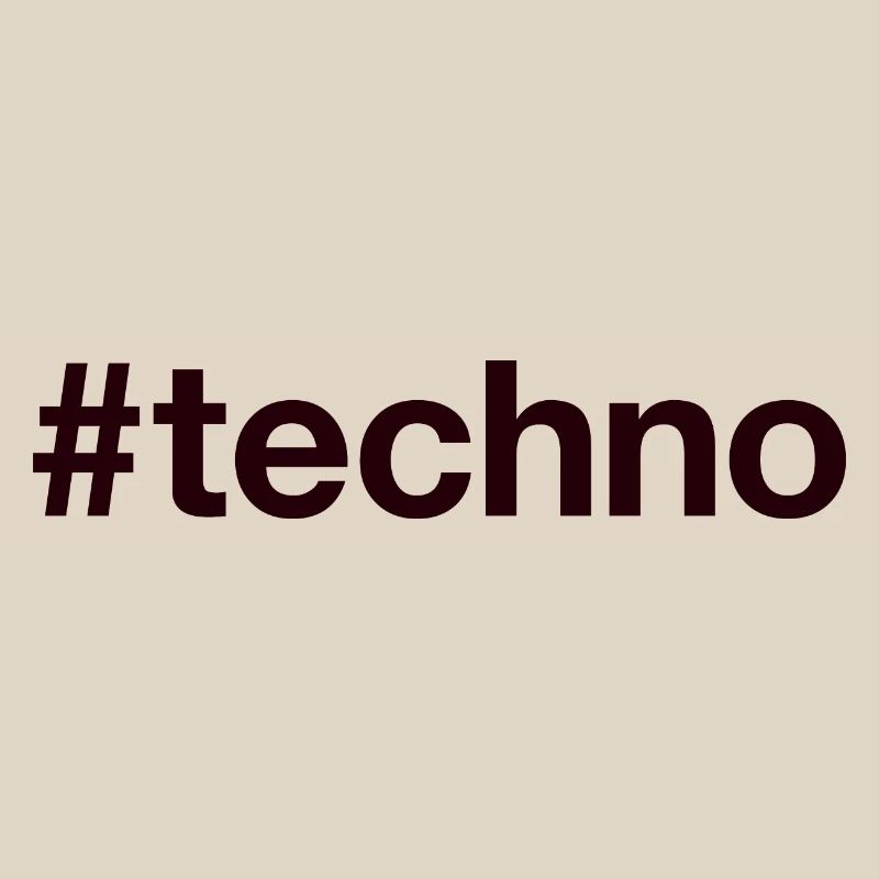 TECHNO Hashtag