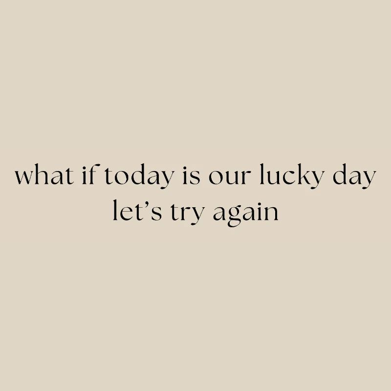 Lucky day
