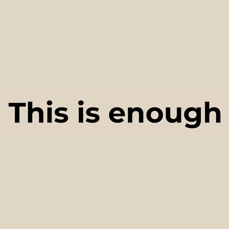 Affirmation Gift | This is enough